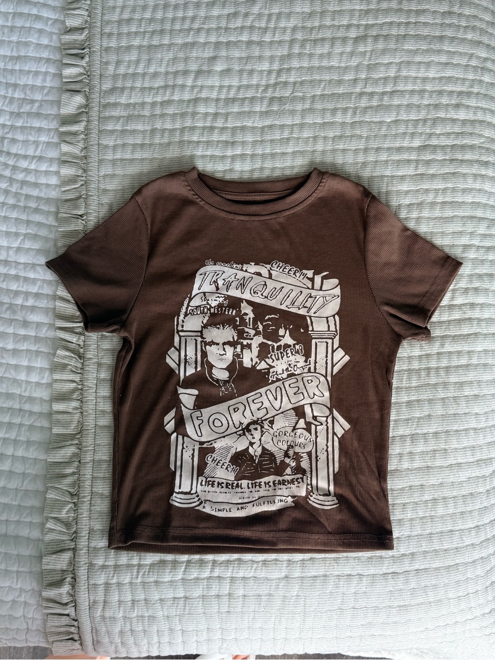 Brown Graphic Tee